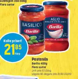 Eurocash BARILLA Pastasás tilbud