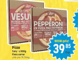 Eurocash TONY'S Pizza tilbud