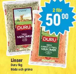 Eurocash DURU Linser tilbud