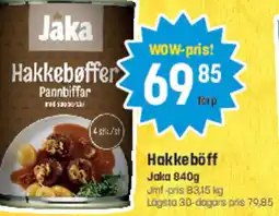 Eurocash JAKA Hakkeböff tilbud