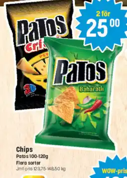 Eurocash PATOS Chips tilbud
