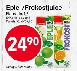 Nærbutikken Eple-/Frokostjuice, NOK 24.9 tilbud