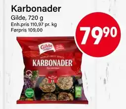 Nærbutikken Karbonader, NOK 79.9 tilbud
