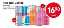 Nærbutikken Red Bull 250 ml, NOK 16.9 tilbud