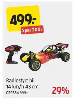 Jula Radiostyrt bil 14 km/h 43 cm, NOK 499 tilbud