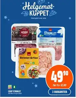 Coop Obs COOP STRIMLET, NOK 49.9 tilbud