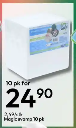 Gigaboks Magic svamp 10 pk, NOK 24.9 tilbud