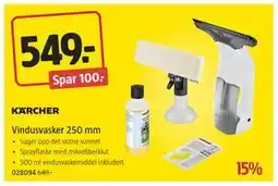 Jula Vindusvasker 250 mm, NOK 549 tilbud