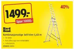 Jula Kombinasjonsstige 3x9 trinn 5,43 m, NOK 1499 tilbud