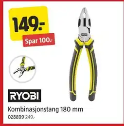 Jula Kombinasjonstang 180 mm, NOK 149 tilbud