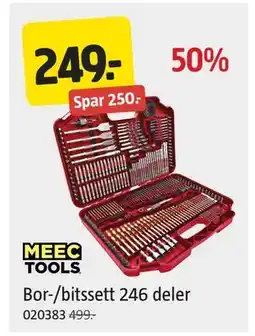 Jula Bor-/bitssett 246 deler, NOK 249 tilbud