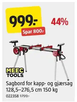Jula Sagbord for kapp- og gjærsag 128,5–276,5 cm 150 kg, NOK 999 tilbud