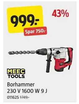 Jula Borhammer 230 V 1600 W 9 J, NOK 999 tilbud