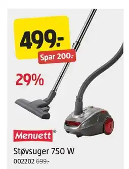 Jula Støvsuger 750 W, NOK 499 tilbud