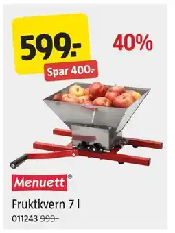 Jula Fruktkvern 7 l, NOK 599 tilbud