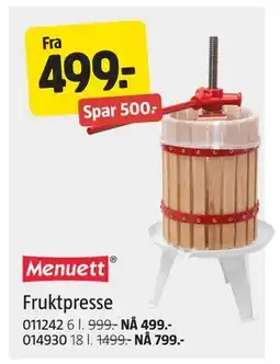 Jula Fruktpresse tilbud