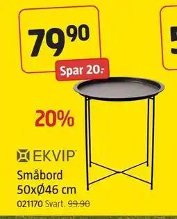 Jula Småbord 50xØ46 cm, NOK 79.9 tilbud