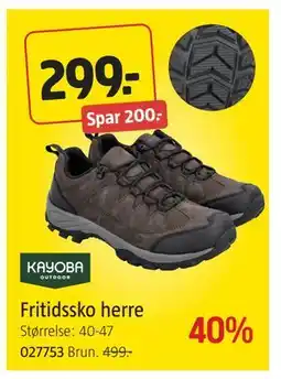 Jula Fritidssko herre, NOK 299 tilbud