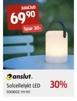 Jula Solcellelykt LED, Medlemspris tilbud