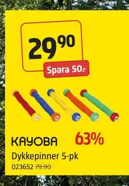Jula Dykkepinner 5-pk, NOK 29.9 tilbud