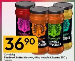 Gigaboks Tandoori, butter chichen, tikka masala & korma 350 g, NOK 36.9 tilbud