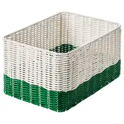 IKEA DjurtrÄnare Kurv, hvit/grønn, 25x35x19 cm tilbud