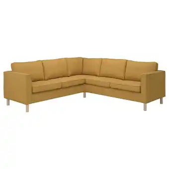 IKEA PÄrup Hjørnesofa, 4-seters, Vissle gul/brun tilbud