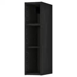 IKEA Metod Veggskapstamme, tremønstret svart, 20x37x80 cm tilbud