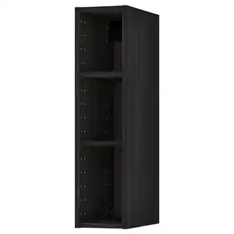 IKEA Metod Veggskapstamme, tremønstret svart, 20x37x80 cm tilbud
