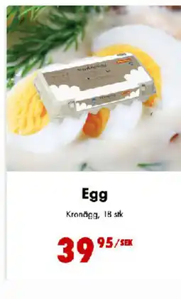 Nordby Supermarket Egg Kronägg, 18 stk tilbud