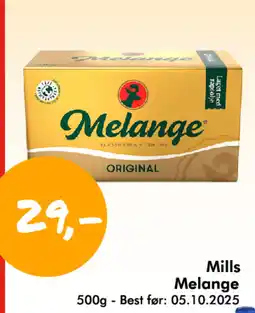 Havaristen Mills Melange tilbud