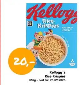 Havaristen Kellogg's Rice Krispies tilbud