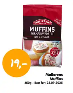 Havaristen Møllerens Muffins tilbud
