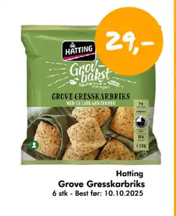Havaristen Hatting Grove Gresskarbriks tilbud
