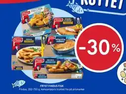 Rema 1000 FRYST FINDUS FISK tilbud