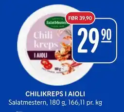 Rema 1000 CHILIKREPS I AIOLI, NOK 29.9 tilbud