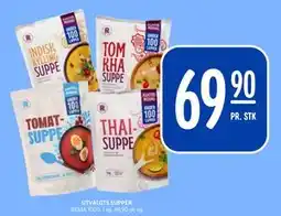 Rema 1000 UTVALGTE SUPPER, NOK 69.9 tilbud