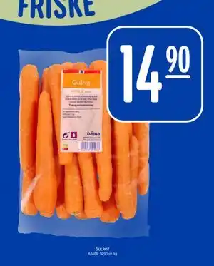 Rema 1000 GULROT, NOK 14.9 tilbud