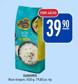 Rema 1000 SUSHIRIS, NOK 39.9 tilbud