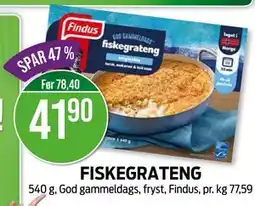 Kiwi FISKEGRATENG, NOK 41.9 tilbud