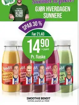 Kiwi SMOOTHIE BENDIT, NOK 14.9 tilbud