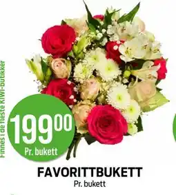 Kiwi FAVORITTBUKETT, NOK 199 tilbud
