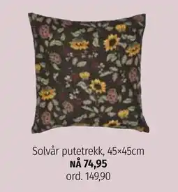 Nille Solvår putetrekk, NOK 74.95 tilbud
