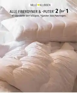 Nille ALLE FIBERDYNER & -PUTER tilbud