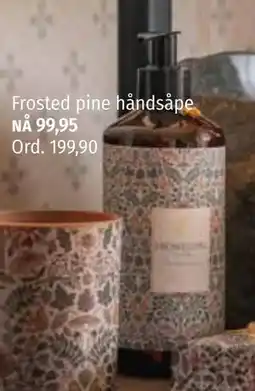 Nille Frosted pine håndsåpe, NOK 99.95 tilbud