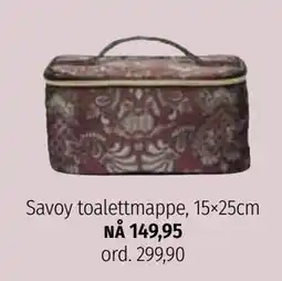 Nille Savoy toalettmappe, NOK 149.95 tilbud