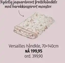 Nille Versailles håndkle, NOK 199.95 tilbud