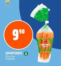 Coop Obs GULROTSNACK, NOK 9.9 tilbud