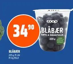 Coop Obs BLÅBÆR, NOK 34.9 tilbud