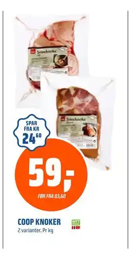 Coop Obs COOP KNOKER, NOK 59 tilbud